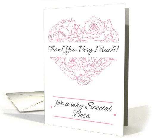 Thank You card for a very special Boss card (1428050)