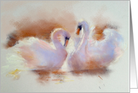 The Swan Couple card
