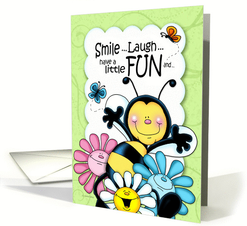 Happy as can Bee card (1387376)