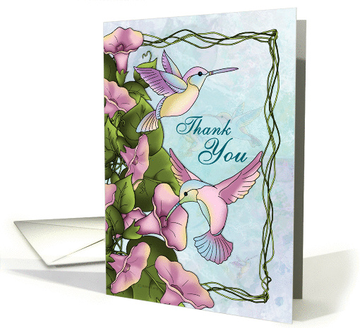 Hummingbird Thank You card (1387596)