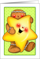 Light Up the Season with Gingerbread Smiles card