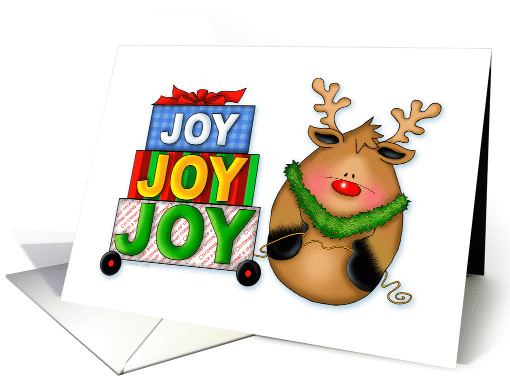 Holiday Reindeer Joy is a Gift to be Shared card (1388334)