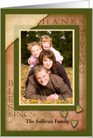 Giving Thanks and Sharing Our Blessings Photo Card