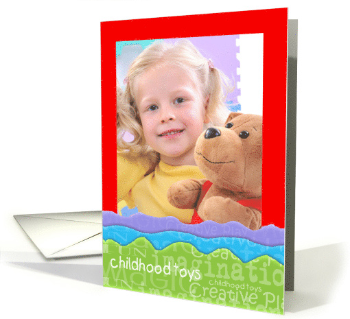 Happy Birthday Joys and Childhood Toys Photo card (1389224)