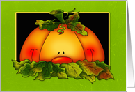 Jolly Jack Pumpkin Peeker card