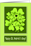 Irish Shamrock St. Patrick’s Day Smiles card