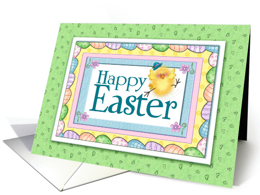 Simply Framed Happy Easter Chick card (1422724)