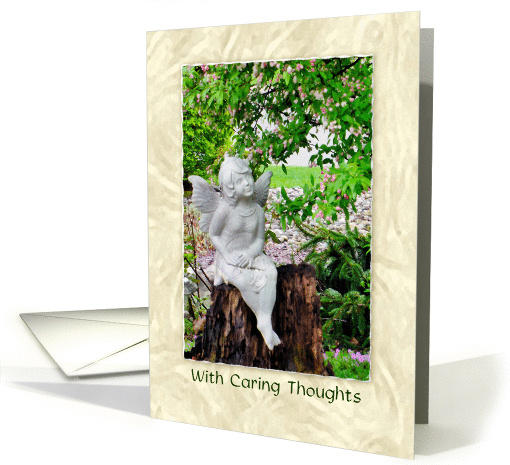 Garden Angel Thoughts Sympathy card (1429418)