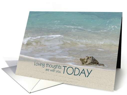 Seashore Thoughts Sympathy card (1429428)