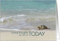 Seashore Thoughts Sympathy card