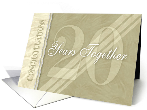 Twenty Year Anniversary Milestone card (1448822)