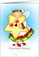 Christmas Wishes Angel card