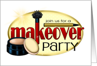 Makeover Party Invitation card