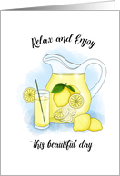 Lemonade Happy Day Wishes card