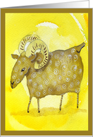 Aries Zodiac Horoscope Ram Birthday March 21  April 19 card