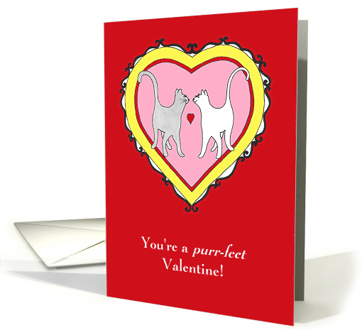 Cuddly Cats Valentine's Day card (1411608)