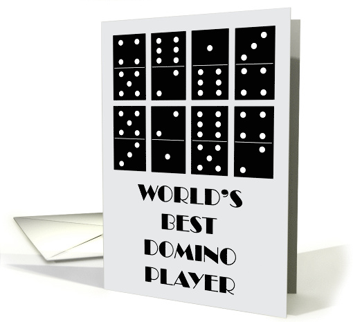 World's Best Domino Player card (1412206)