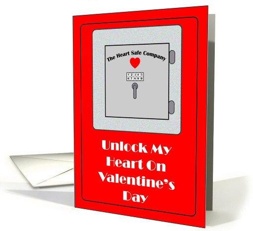 Unlock my Heart On Valentine's Day Safe card (1418490)