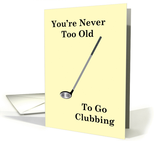 Golf Club Birthday card (1427280)
