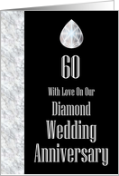 With Love On Our Diamond Wedding Anniversary card