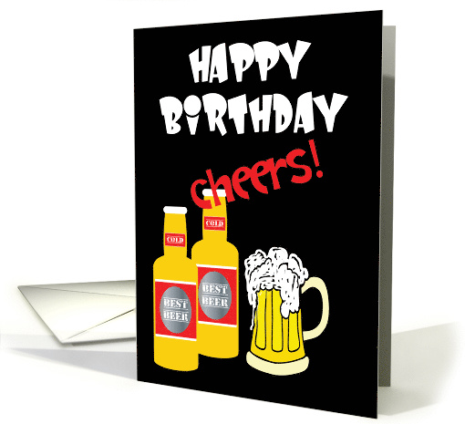 Beer Cheers Happy Birthday card (1465680)