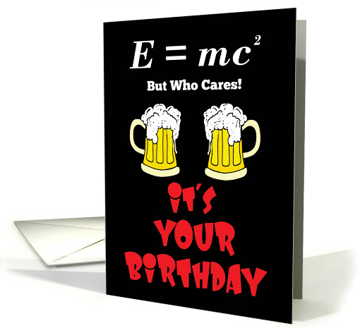 Theory of Relativity Birthday card (1471674)