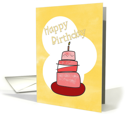 Happy Birthday Cake card (1593966)