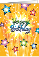 Happy Birthday Fireworks Business From All Of Us card