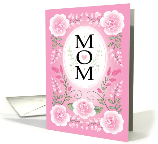 Pink Rose Lace Mother's Day From Daughter card (1522580)