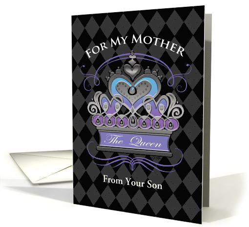 Mother's Day Crown Heart for Mother Queen from Son card (1569108)
