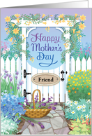 Friend Happy Mother’s Day Flowering Garden Pagoda card