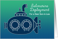 Custom Submarine Deployment for Son in Law card
