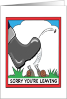 Sorry You’re Leaving - Good Luck for the Future card