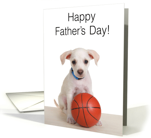 Terrier puppy Happy Father's Day card (1610120)