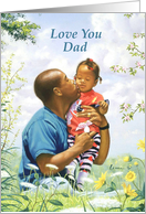 Father and Daughter in the Garden - Father’s Day card