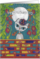 Happy Mother’s Day, Cat Princess with Candy Crown card