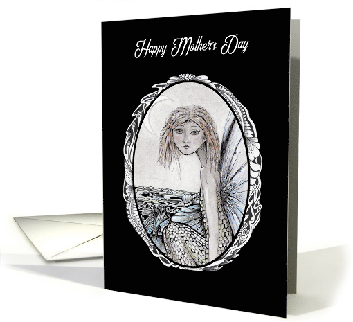 Happy Mother's Day Mermaid Fairy and Moon card (1661982)