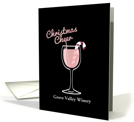 Ros Christmas, Wine, Pink, Business, For Supplier card (1482630)