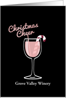 Ros Christmas, Wine, Pink, Business, For Supplier card