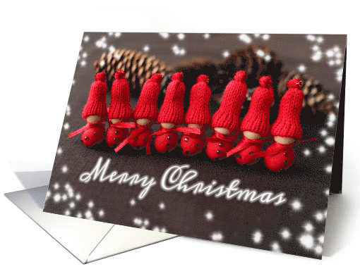 Christmas, Santa's Little Helpers, Tomtar, Gnomes, Elves card