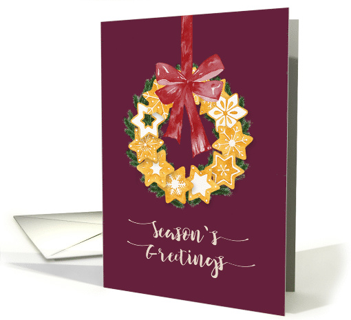 Pepparkakor Christmas, Gingerbread Wreath, Opulence, card (1491304)