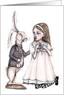 Alice’s Adventure in Wonderland Fine art Blank Any Occasion card