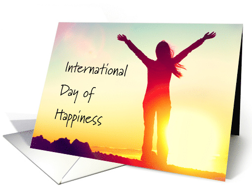 International Day of Happiness With a Sunrise card (1497308)