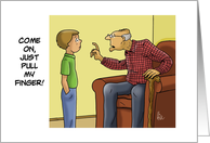 Humorous Grandparents Day Card For Grandfather card