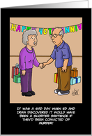 Humorous 40th Anniversary Card Shorter Sentence For Murder card