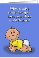 Congratulations On finalization Of Adoption Baby Boy card