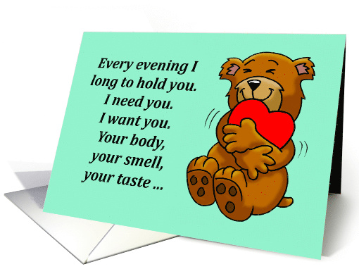 Friendship Card Every Morning I Long To Hold You card (1546030)