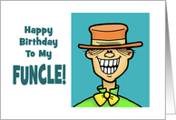 Cute Birthday Card For An Uncle For My Funcle card