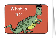 National Thesaurus Day Card With A Cartoon Dinosaur Thesaurus Rex card