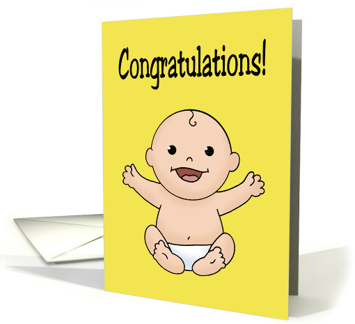 Congratulations On Becoming Great Grandparents Card With Baby card